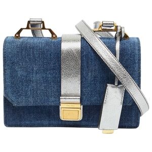 Miu Miu Denim Madras Bandoliera
Shoulder Bag